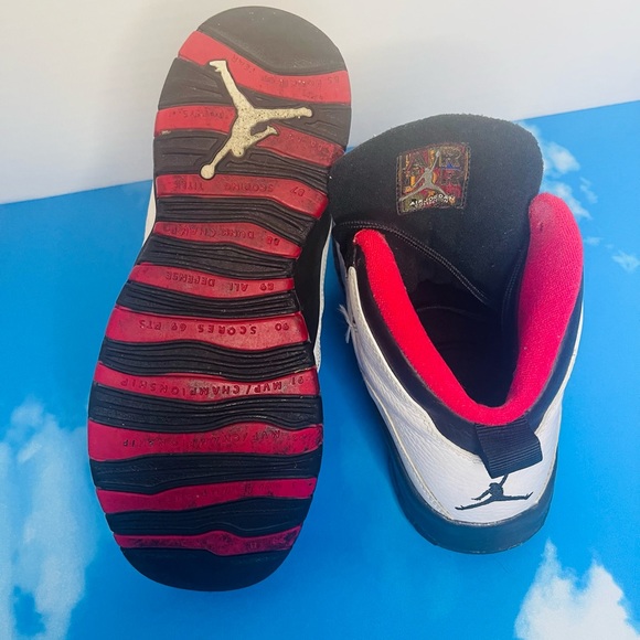 Air Jordan 10 Retro Bg double nickel Chicago 45 6Y—- 310806-102 size 6y - Picture 6 of 8